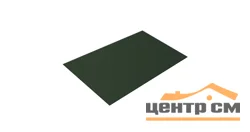 Плоский лист PE RR 11 (зелёная хвоя), 0.5мм ГОСТ (Satin), 1.25*2м