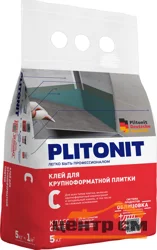Клей плиточный PLITONIT С для облицовки сложных поверхностей 5 кг