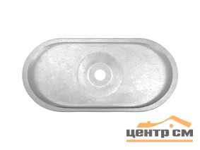 Держатель овальный стальной тарельчатый СТЭ - 2/СV (40*80мм) Термоклип