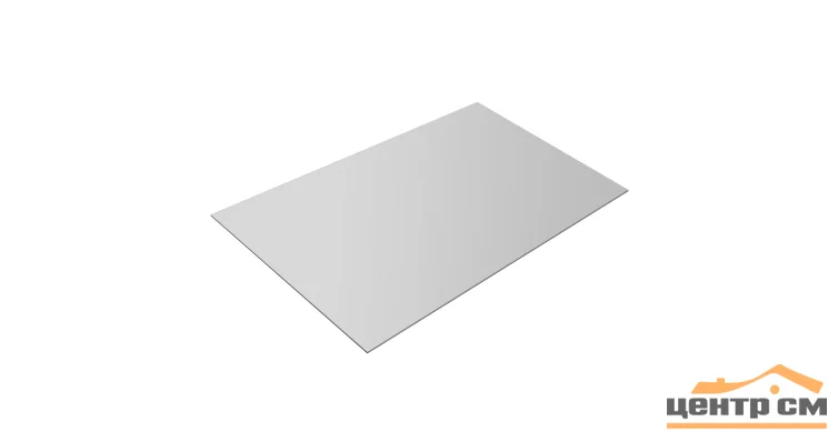 Плоский лист PE RAL 9003 (сигнально-белый), 0.45 мм, 1,25*2 м.п., пл=2.5м2 (в пленке)