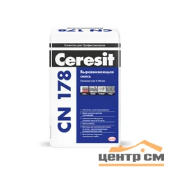Ровнитель для пола CERESIT CN 178 выравнивающий 25 кг