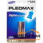 Элемент питания LR Pleomax (Samsung) LR03 BP-2 (бл.2шт) арт.116949