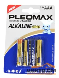 Элемент питания LR Pleomax (Samsung) LR03 BP-4 (бл.4шт) арт.117035