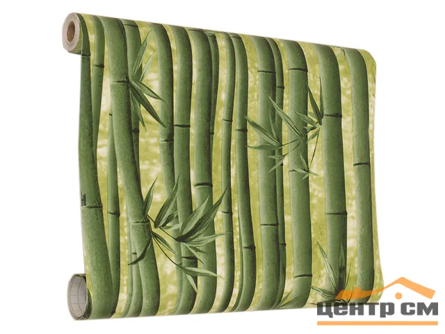 Пленка самоклеящаяся DEKORON 09-1А 8м/45см зеленый бамбук