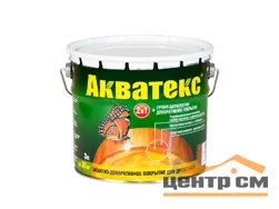 Основа алкидная Акватекс 2 в 1 - рябина 3л УФ-защита, влажн. древесина 40%