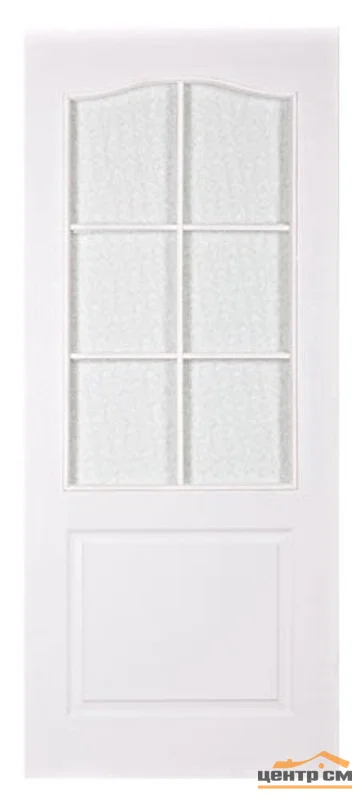Дверь ТЕРРИ "Канадка", грунтованная, со стеклом 90
