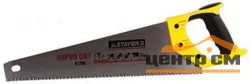 Ножовка по дереву 500мм, шаг 3,5мм/7 TPI, STAYER Super Cut, 2-компоненая пластиковая ручка, 3D-заточка, закаленный зуб