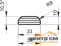 Планка притворная BELWOODDOORS ВЕНГЕ