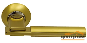 Ручка дверная ARCHIE SILLUR 94A S.GOLD/P.GOLD золото матовое/золото