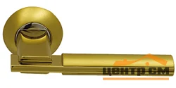 Ручка дверная ARCHIE SILLUR 94A S.GOLD/P.GOLD золото матовое/золото