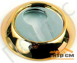 Накладки круглые под евроцилиндр ARCHIE CL 2 золото