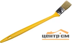 Кисть радиаторная 25мм светлая натуральная щетина, пластмассовая ручка, STAYER Universal-Standard