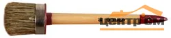 Кисть круглая 35мм светлая натуральная щетина, деревянная ручка, ЗУБР Универсал-Мастер №8