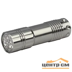 Фонарь ручной Трофи TM9 9xLED, алюм, 3хААА, карт