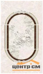 Плитка INTERCERAMA Pietra коричневый декор панно 69х40 арт.П20031