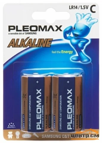Элемент питания Samsung Pleomax LR14-2BL (уп. 2шт)