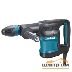 Молоток отбойный Makita HM0870C, SDS-max, 1110Вт, 11.4Дж, 1100-2650у\м, 5.1кг, чем, D-образ, плавный пуск