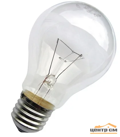 Лампа накаливания 95W E27 230V Шар прозрачный ЛОН
