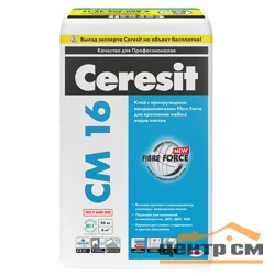 Клей плиточный CERESIT CM 16 Flex эластичный 25 кг