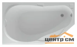 Ванна AQUATEK "Таурус"170х100 левая без гидромассажа (с фронт.экраном),с ножками