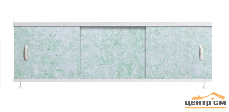 Экран для ванн 1,7 м "Оптима" пластик зеленый мороз