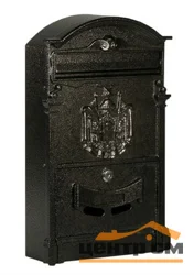 Ящик почтовый Форпост К-31091 Ш410*В255*Г90 цвет антик темно-коричневый
