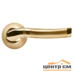 Ручка дверная MORELLI Фонтан MH-04 SG/GP золото матовое/золото