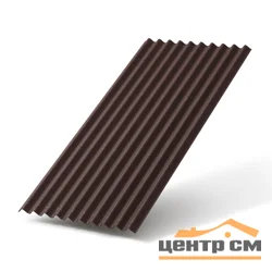 Ондулин SMART коричневый 1950*950м (полезная площадь 1,6 м2)