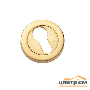 Накладка круглая под евроцилиндр ARCHIE GENESIS CL-20G матовое золото