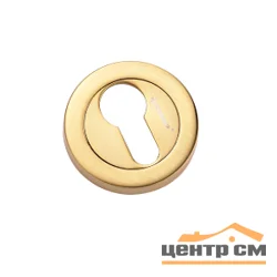 Накладка круглая под евроцилиндр ARCHIE GENESIS CL-20G матовое золото
