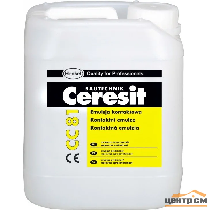 Добавка агдезионная для бетонов и цементных растворов CERESIT CC 81 10 л