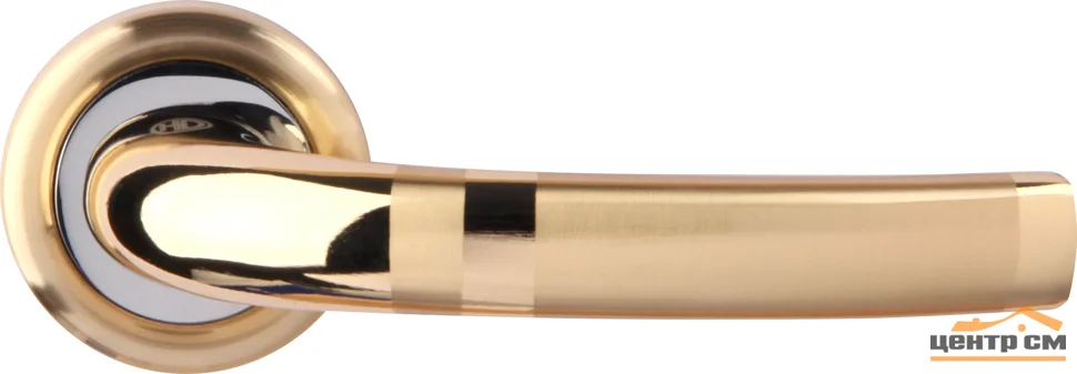 Ручка дверная HANDLE DESIGN LERY R22014 SG/CP матовое золото
