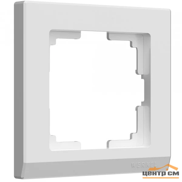 Рамка 1-местная Werkel Stark, белая, WL04-Frame-01-white, W0011801