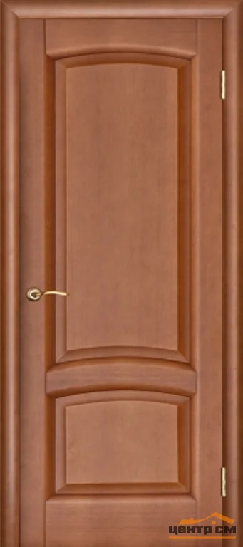 Дверь "Ульяновские двери" Лаура глухая темный анегри тон 74 90, шпон