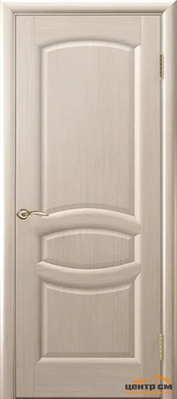 Дверь "Ульяновские двери" Анастасия глухая беленый дуб 80, шпон