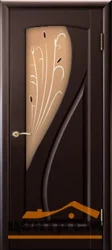 Дверь "Ульяновские двери" Мария 2 стекло бронза сатинато Камыш венге 60, шпон