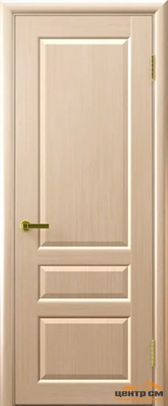 Дверь "Ульяновские двери" Валенсия 2 глухая беленый дуб 60, шпон