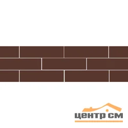 Клинкер NATURAL BROWN плитка фасадная гладкая 24,5*6,58*0,74