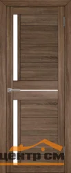 Дверь Uberture LIGHT Модель 2121 частичное стекло, серый велюр 60, экошпон