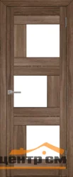 Дверь Uberture LIGHT Модель 2181 частичное стекло, серый велюр 90, экошпон