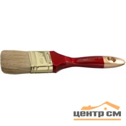Кисть плоская 20мм светлая натуральная щетина, деревянная ручка, STAYER "UNIVERSAL-PROFI"