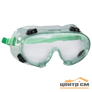 Очки защитные STAYER самосборные, закрытого типа с непрямой вентиляцией, поликарбонатные прозрачные линзы