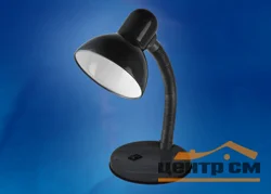 Лампа настольная Uniel черный TLI-204, 60W Е27 (пакет)
