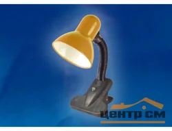 Лампа настольная на прищепке Uniel TLI-206 оранжевый, 60W Е27 (коробка)