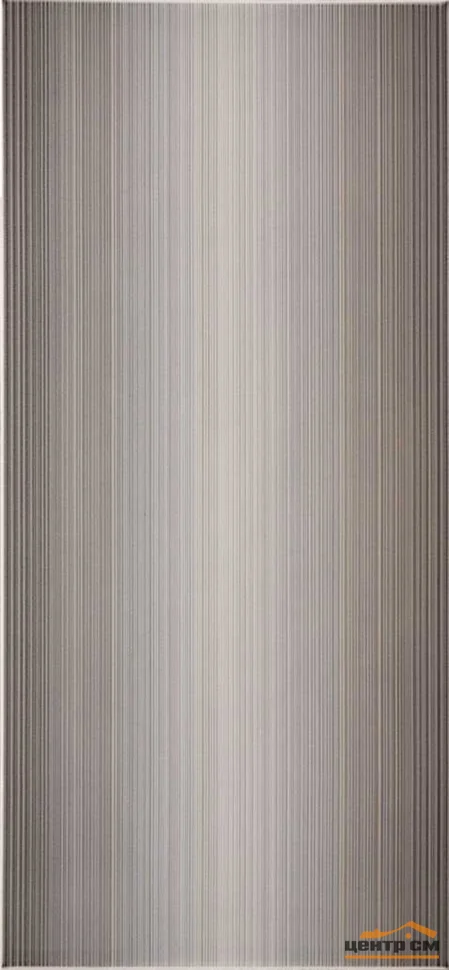 Плитка INTERCERAMA Stripe IC тёмно-серая стена 23*50 арт.235099072