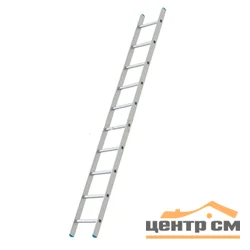 Лестница односекционная алюминиевая DOGRULAR 1x14 ступеней, высота 3,98м