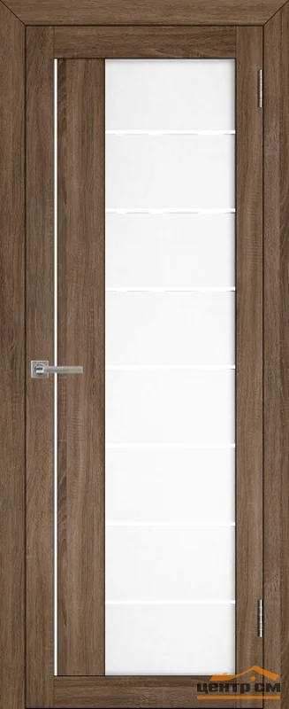 Дверь Uberture LIGHT Модель 2112 стекло, серый велюр 70, экошпон
