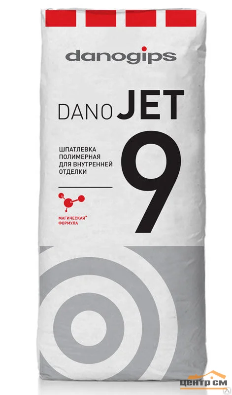 Шпаклевка полимерная DANO JET 9 финишная 20 кг