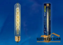 Лампа накаливания 60W E27 220V Цилиндр прозрачный Винтаж IL-V-L32A-60/GOLDEN CW01