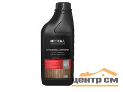 Огнебиозащита MEDERA 140 конц. 1:15, 1л (2 гр. огнезащиты) для наруж. работ янтарного цвета